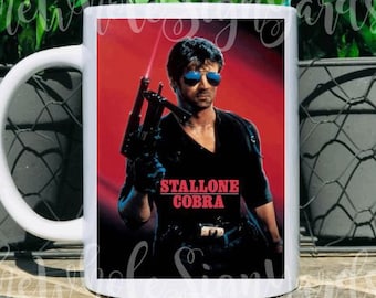 Marion "Cobra" Cobretti mug Custom mug Cobra mug 80s movies 80s mug You're the Disease mug 15 oz unique gifts Christmas gift