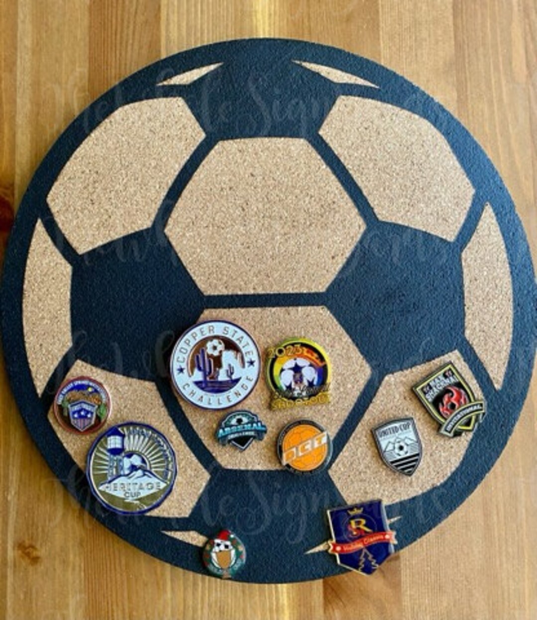 12 Soccer Ball Cork Board Round Soccer Ball Pin Board Soccer Gifts