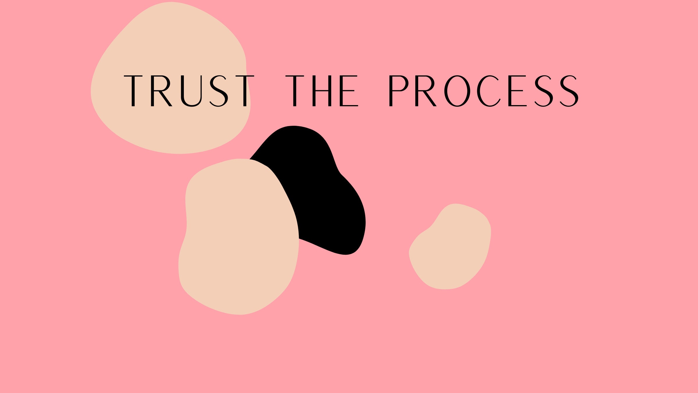 TRUST THE PROCESS / Minimal Wallpaper With Empowering TRUST THE PROCESS / Minimal Wallpaper With Empowering
