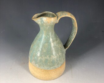 Hand Thrown Ceramic Jug / Creamer. Stoneware Pitcher / Vase. Decorative or Functional jug.
