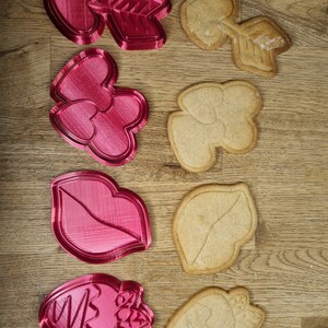 Love Cookie Cutter Cookie Cutter Cookie Stamp Valentine's Day Baking Cookies Love Fondant Stamp Ceramic Stamp Baking Supplies image 4