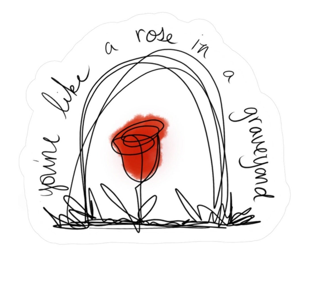 Manacled You're Like a Rose in a Graveyard Etsy