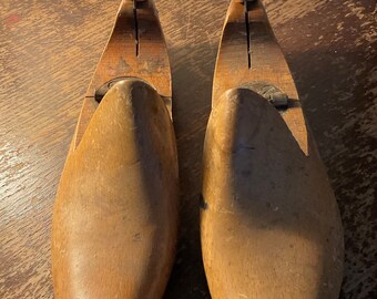 A Pair of Vintage Shoe Stretchers or Trees from the 1950s