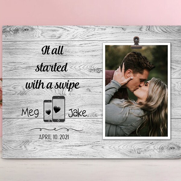 Couple Picture Frame Etsy