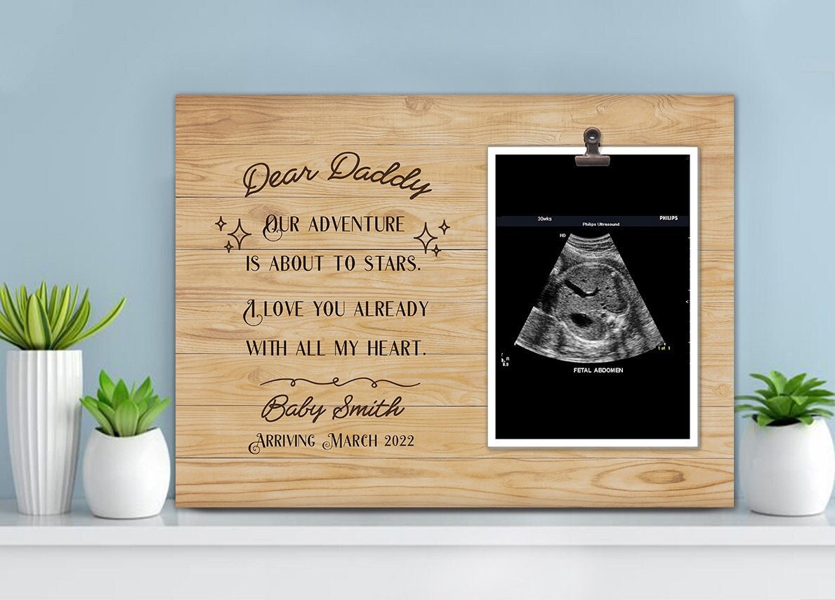 Ultrasound Picture Frame Pregnancy announcement frame Etsy