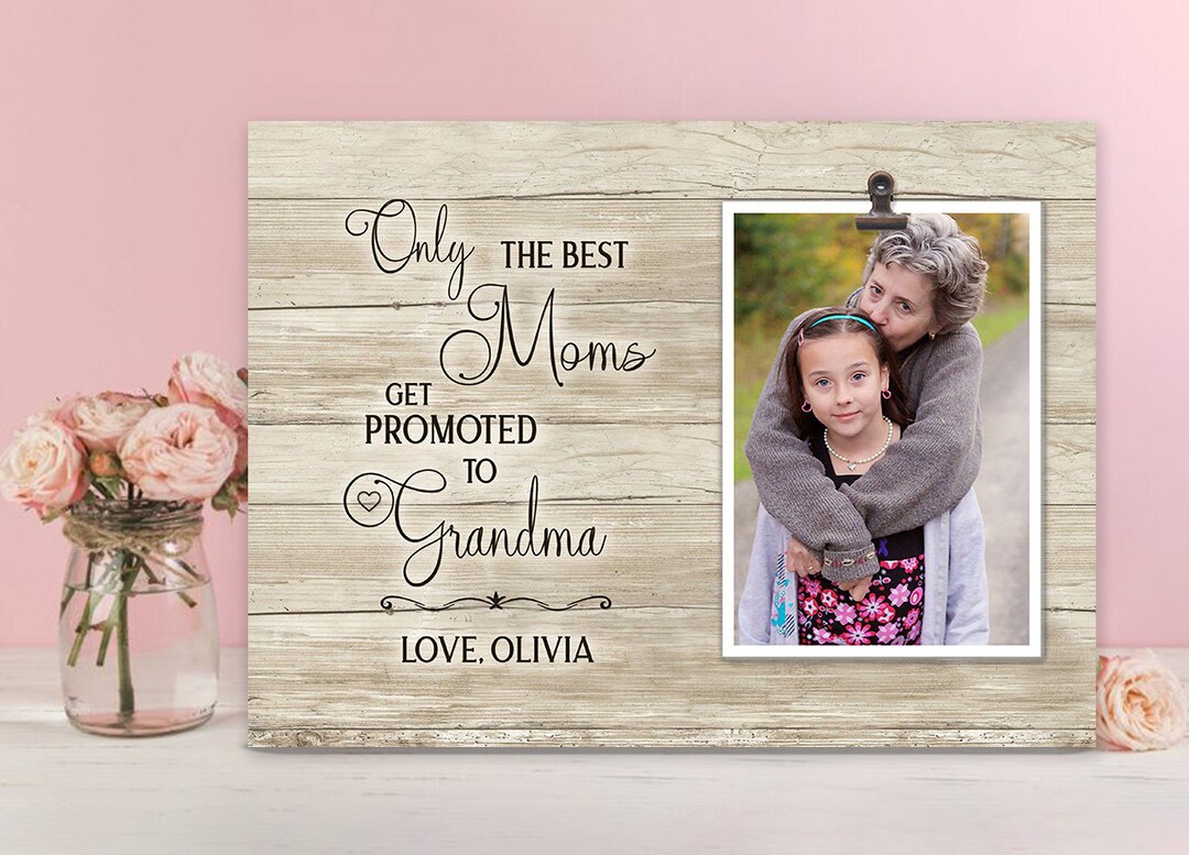 Personalized Photo Frame for Grandma Grandma Birthday Gift Etsy