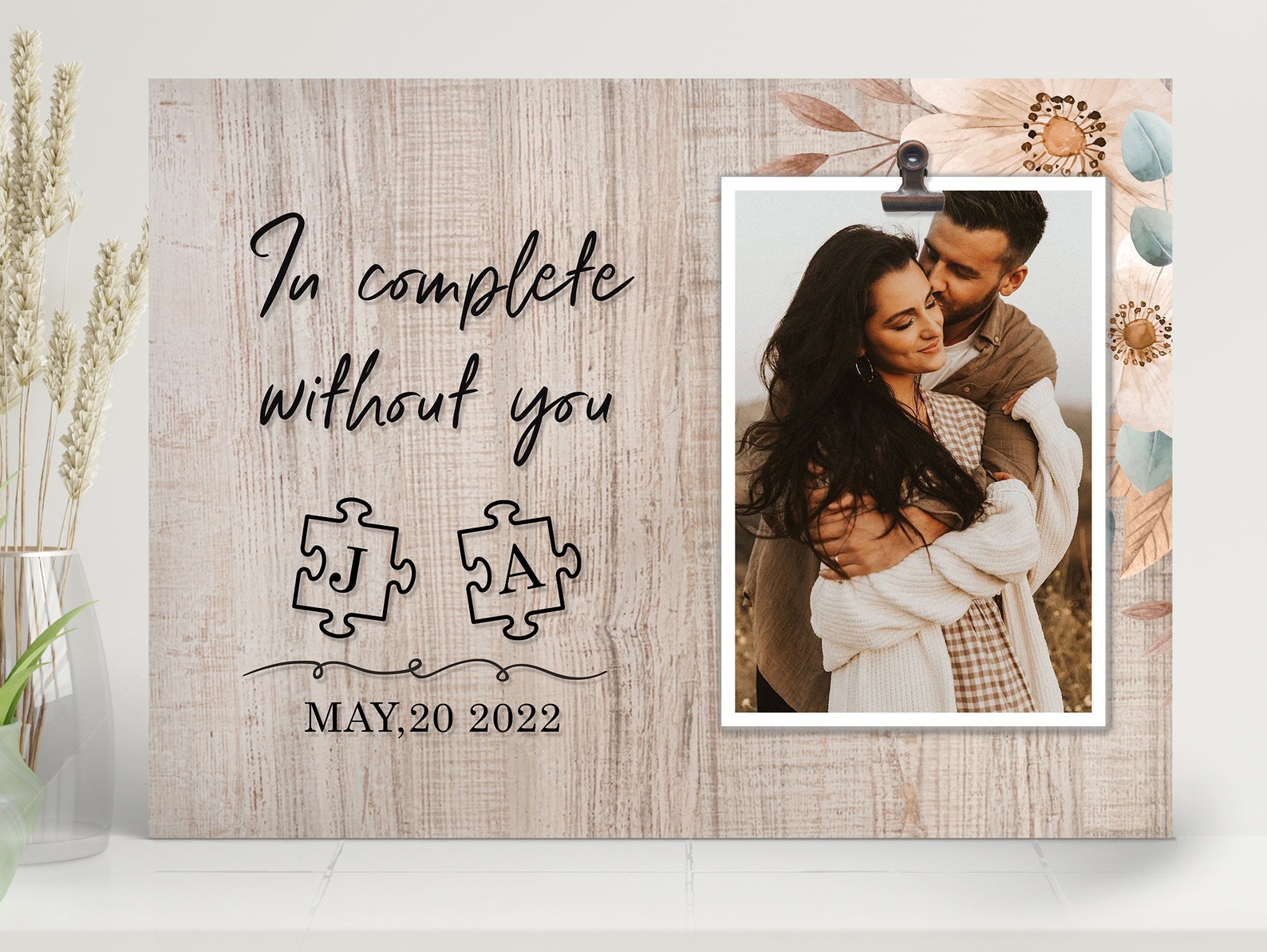 Couple picture frames Personalized picture frames Picture Etsy