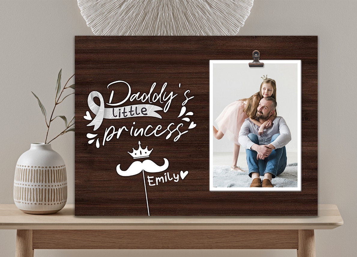 Dad Picture Frame From Daughter Dad Frame From Daughter Etsy