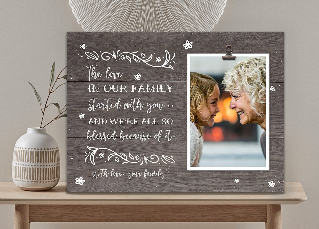 Grandma Frame Grandma Frames Personalizes Frame for Grandma Etsy