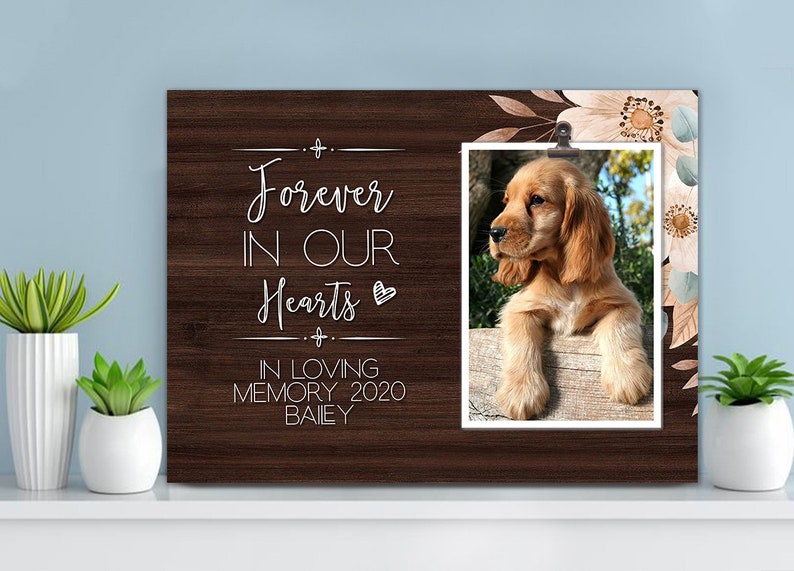 In Memory of Dog Frame Dog Remembrance Frame Dog Memorial Etsy