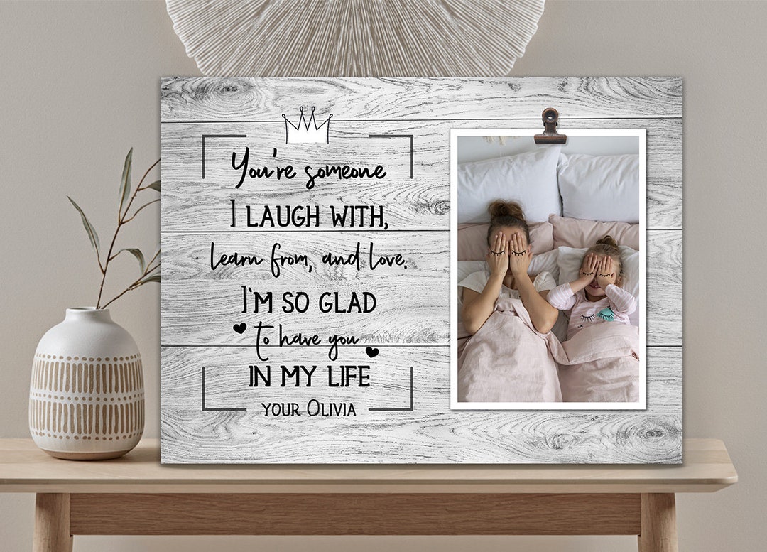 Mom Picture Frame Personalised Photo Frames Clip Picture Etsy
