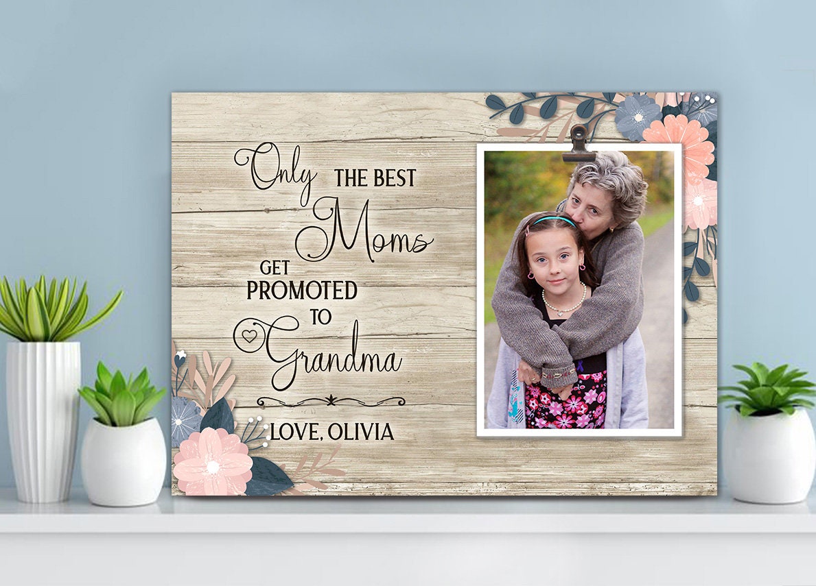 Personalized Photo Frame for Grandma Grandma Birthday Gift Etsy