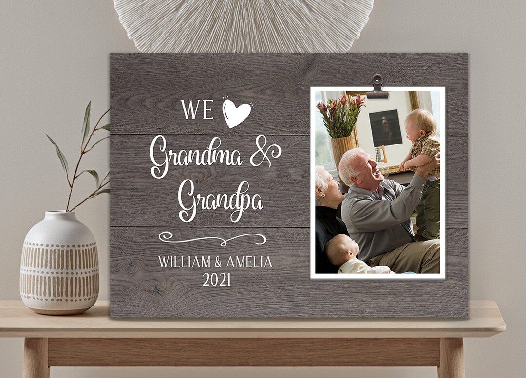 Grandparents Photo Frame Personalized Photo Frame for Etsy