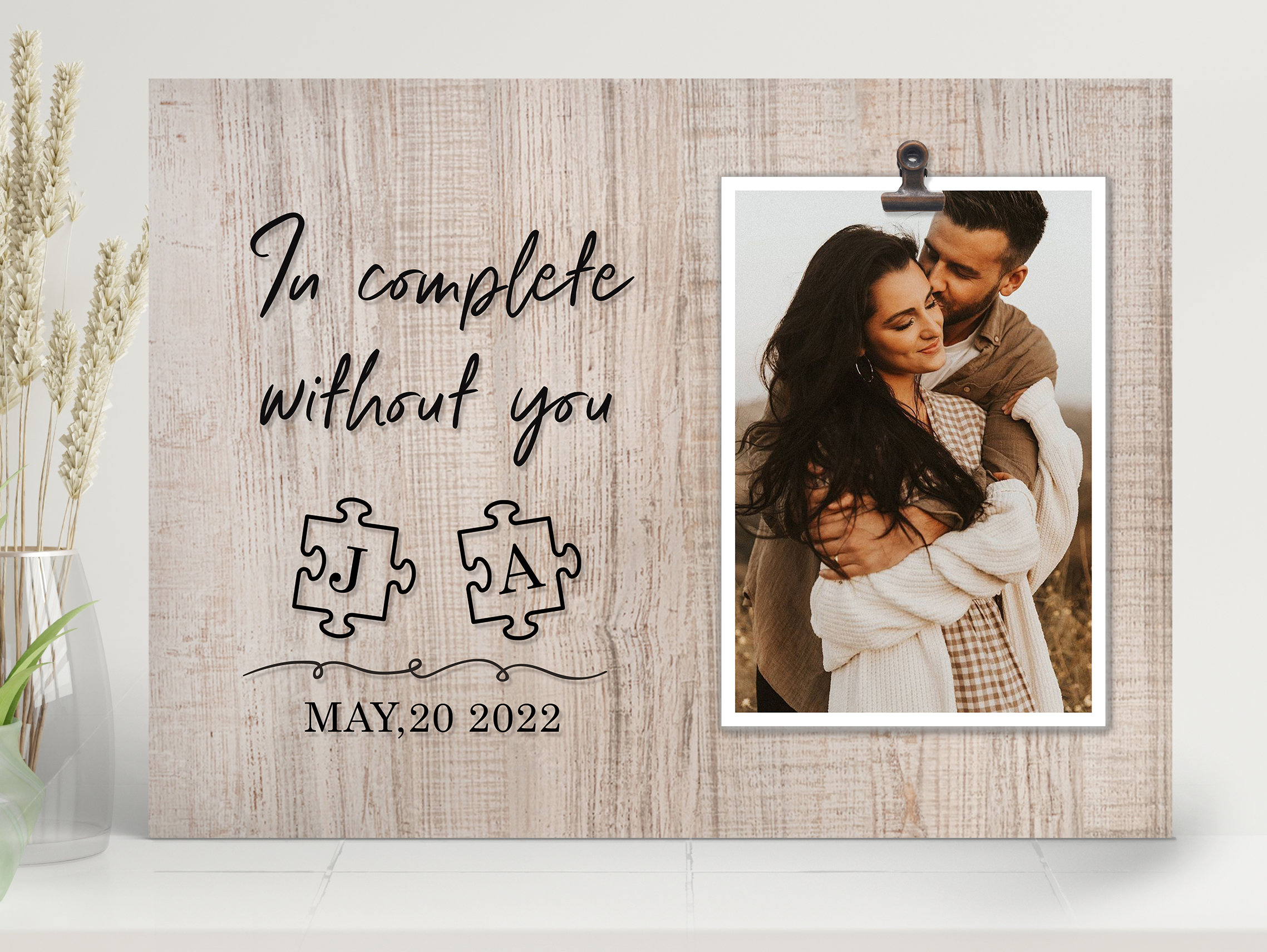 Couple picture frames Personalized picture frames Picture Etsy