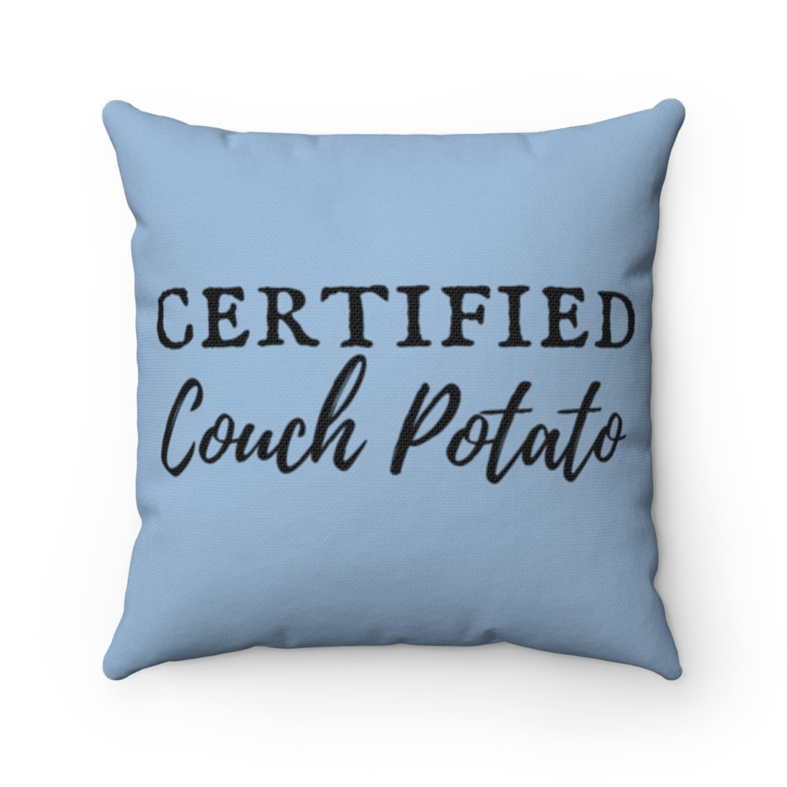 Certified Couch Potato Throw Pillow / Home Decor Pillow / Etsy