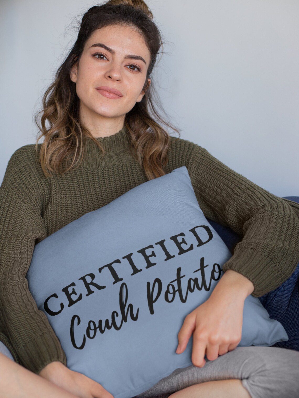 Certified Couch Potato Throw Pillow / Home Decor Pillow / Etsy