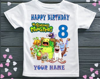 My Singing Monsters Kids personalised T-Shirt