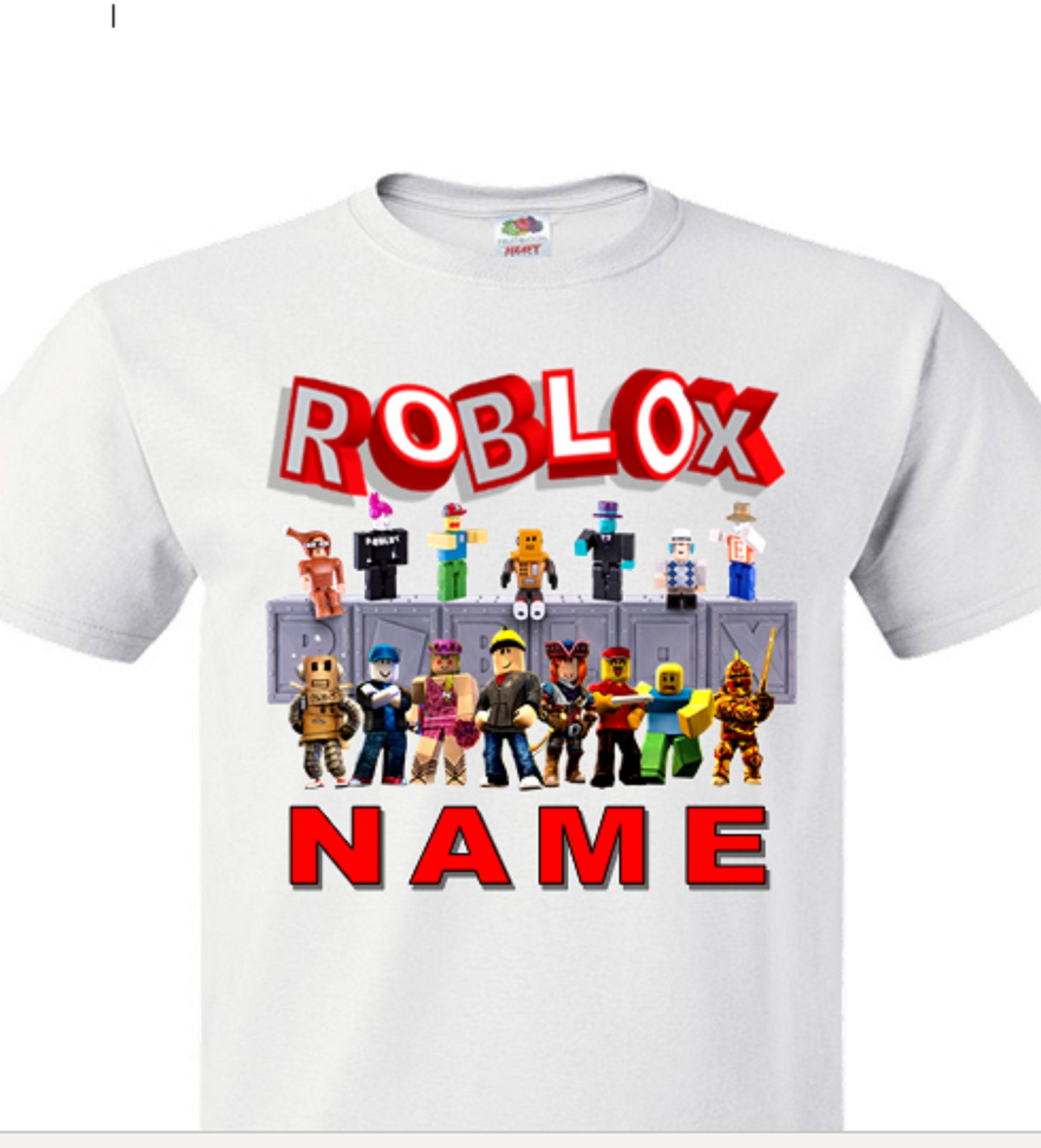 Roblox Personalised T-shirt | Etsy