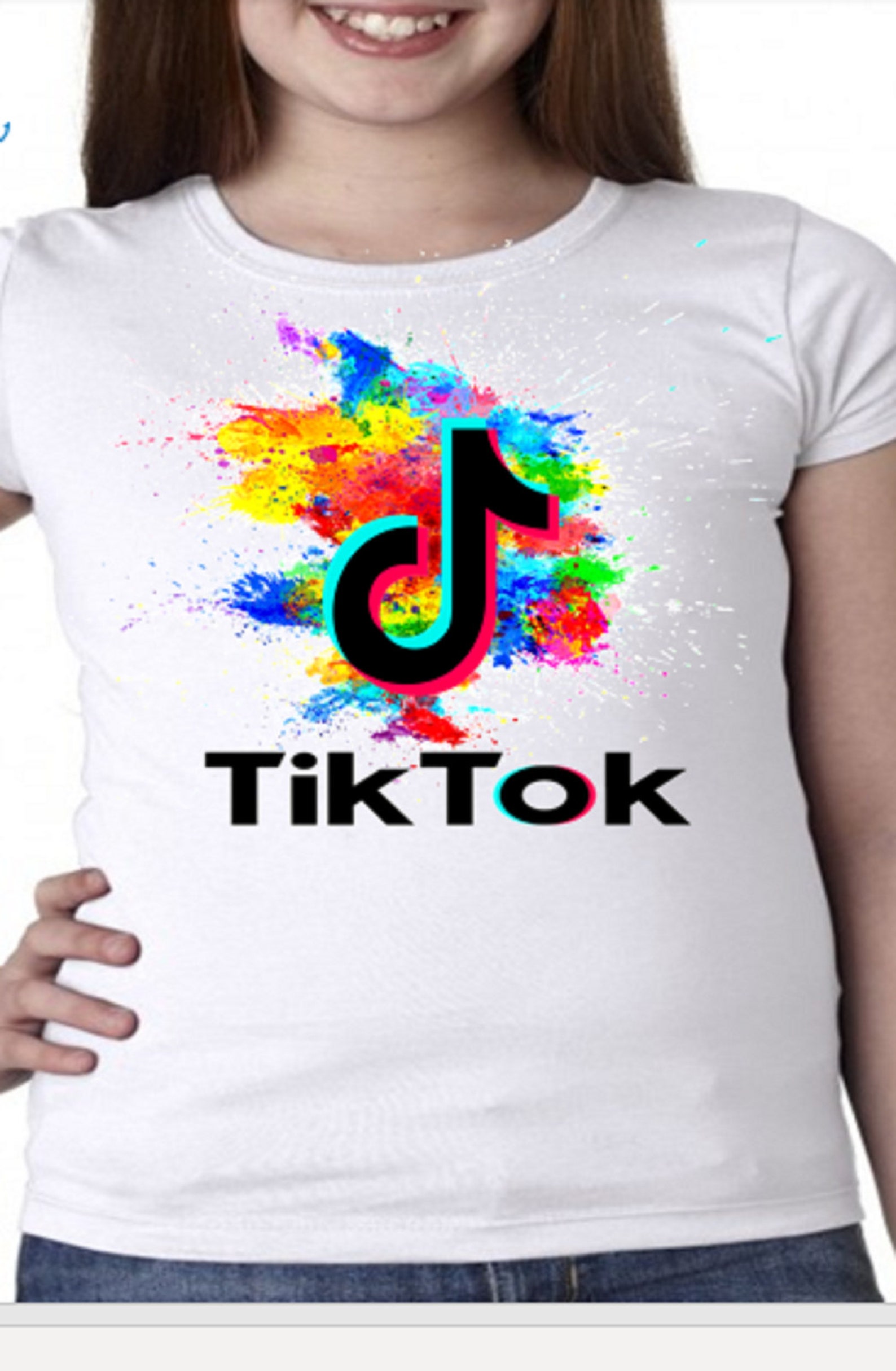 Tiktok T Shirt Personalised Etsy