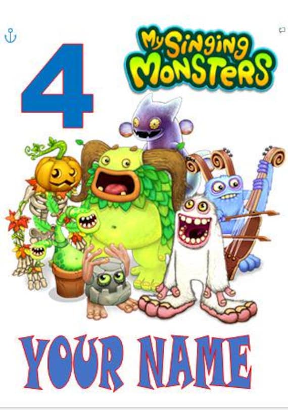 My Singing Monsters Kids personalised T-Shirt
