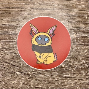 Skullie the Jackalope - Lil Monster Sticker