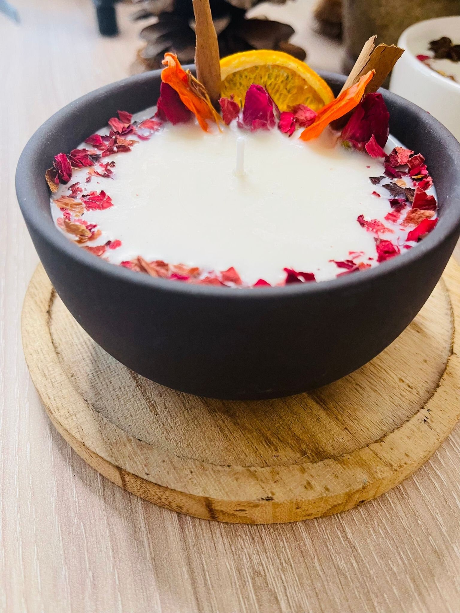 Bougie Parfumée Fleurie Noel