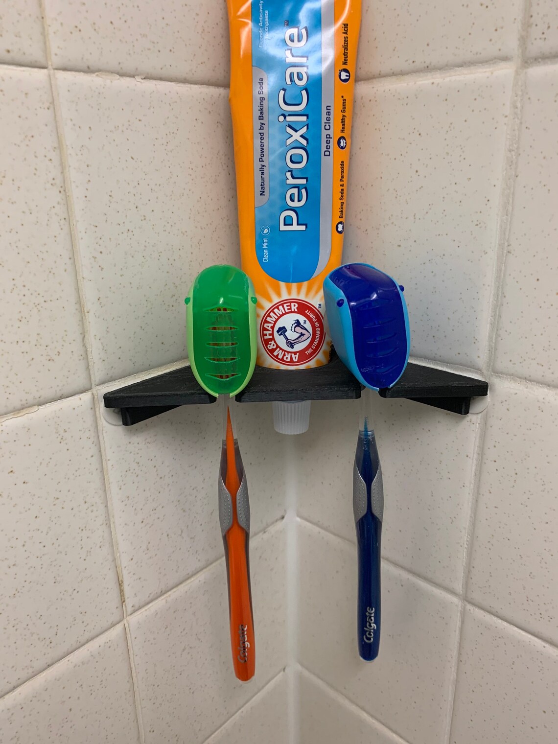 Toothbrush and toothpaste holder for shower Etsy