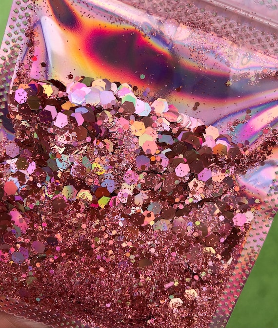 Pink Holographic Chunky Glitter for Nails Glitter for Resin 