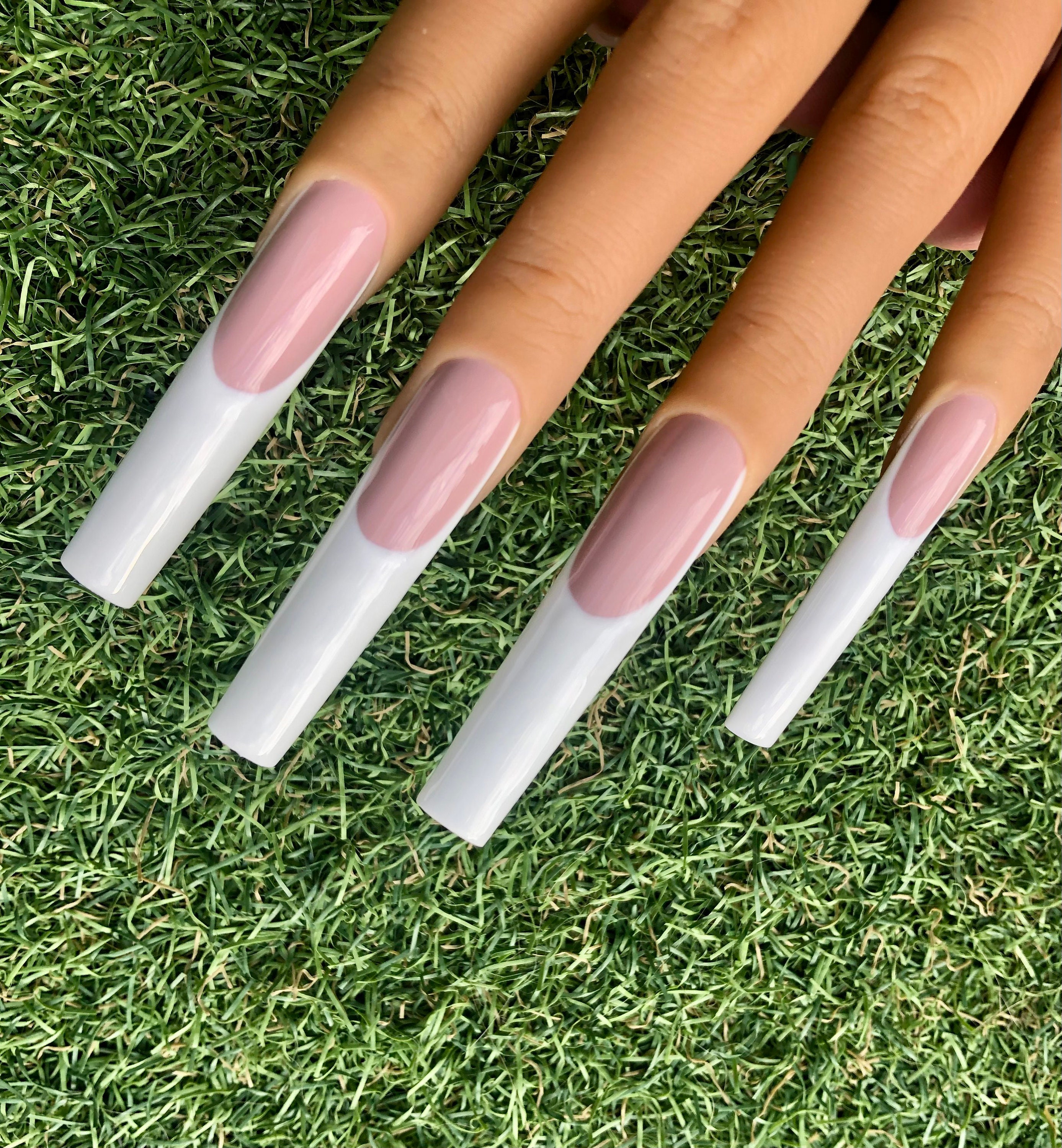 200 Stück Acryl-Nagelspitzen – Extra Lang, Klare C-Kurve | Für Künstliche Nägel & DIY