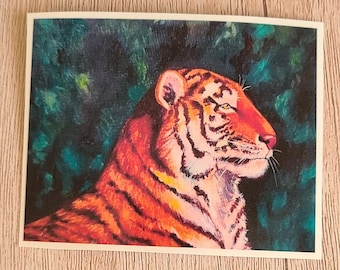 Original Tiger Sticker / Tiger Sticker / Vinyl Sticker / Journaling / Scrapbooking / Stickers/ Tiger / Waterproof Sticker / Cat Sticker