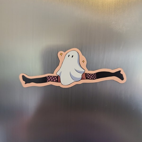 Ghost Babe Magnet / Fridge Magnet / Halloween Decor / Ghost Magnet / Ghost / Halloween / Cute Decor / Small Magnet / Funny Gift