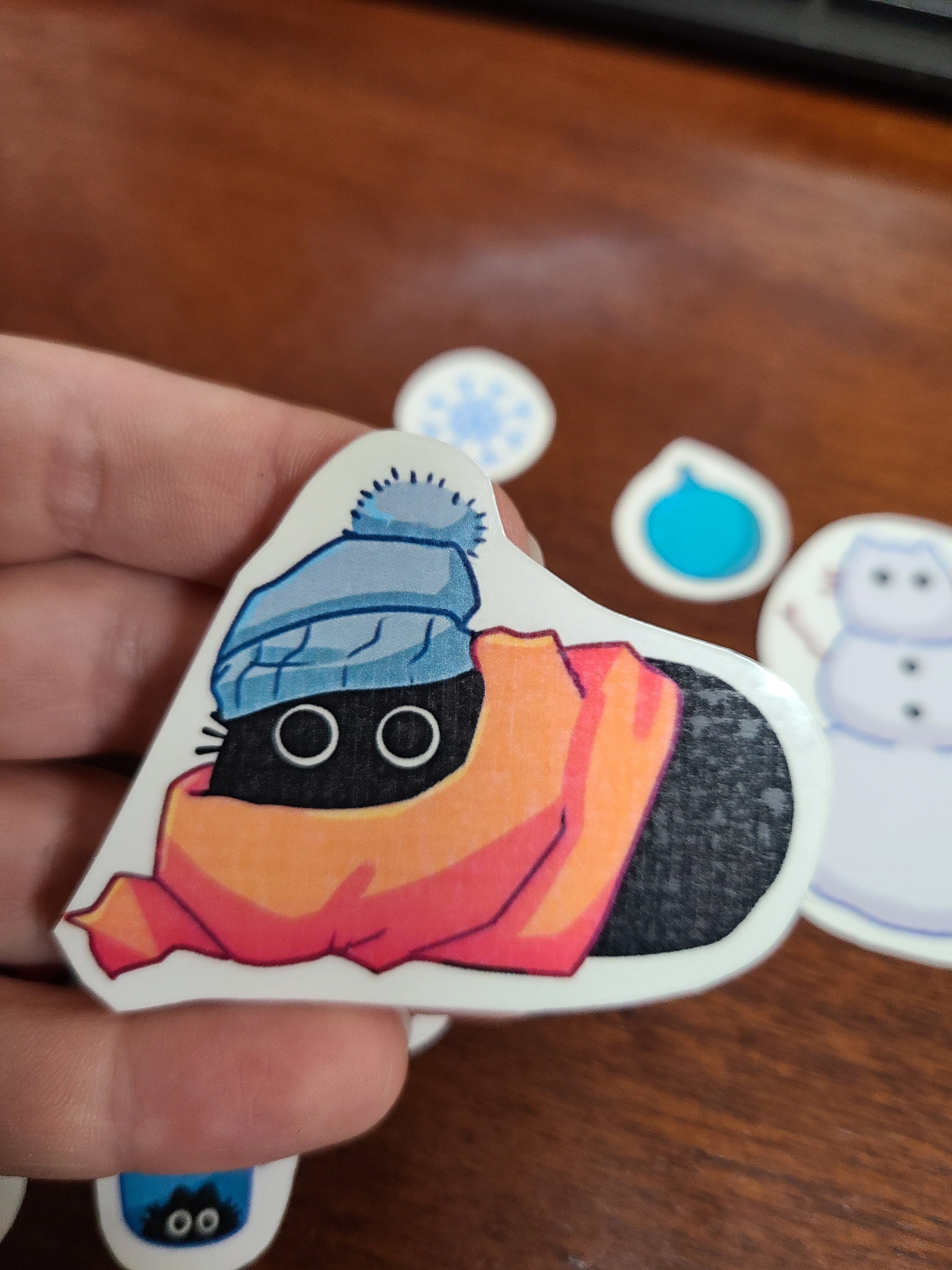 Winter Cat Sticker Bundle / Sticker Pack / Hydroflask Stickers / Vinyl ...