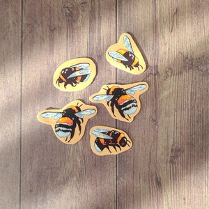 Mini Bienen Aufkleber / Vinyl Aufkleber / Journaling / Scrapbooking / Hydroflask /Hydroflask Aufkleber / Honigbiene / Hummel