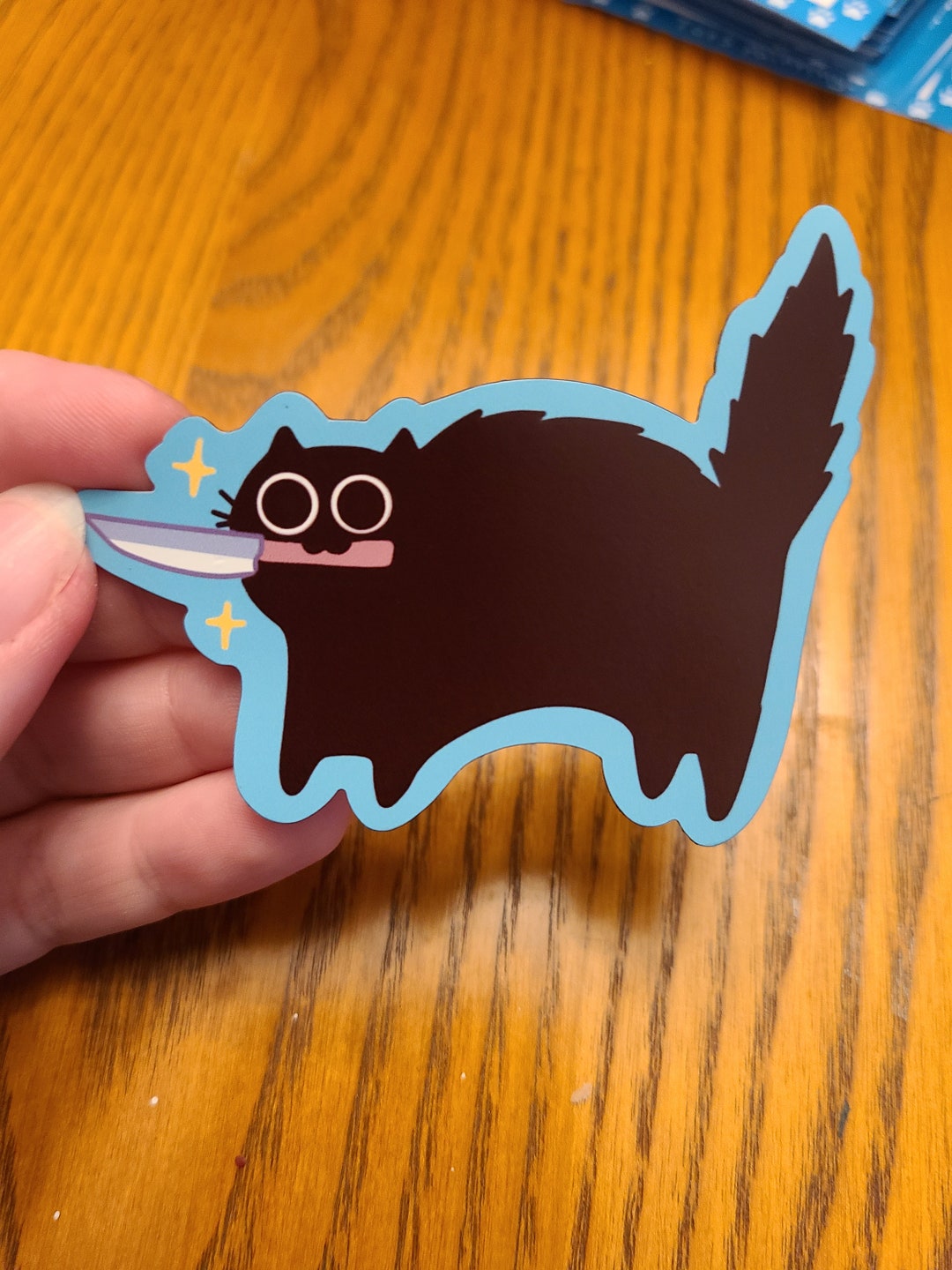 Danger Kitty / Fridge / Cute / Cat Etsy