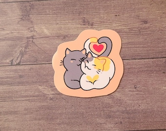 You Are Lovable Cat Sticker / Cat Sticker / Vinyl Sticker / Journaling / Scrapbooking / Hydroflask /Hydroflask Sticker / Cat / Funny Sticker