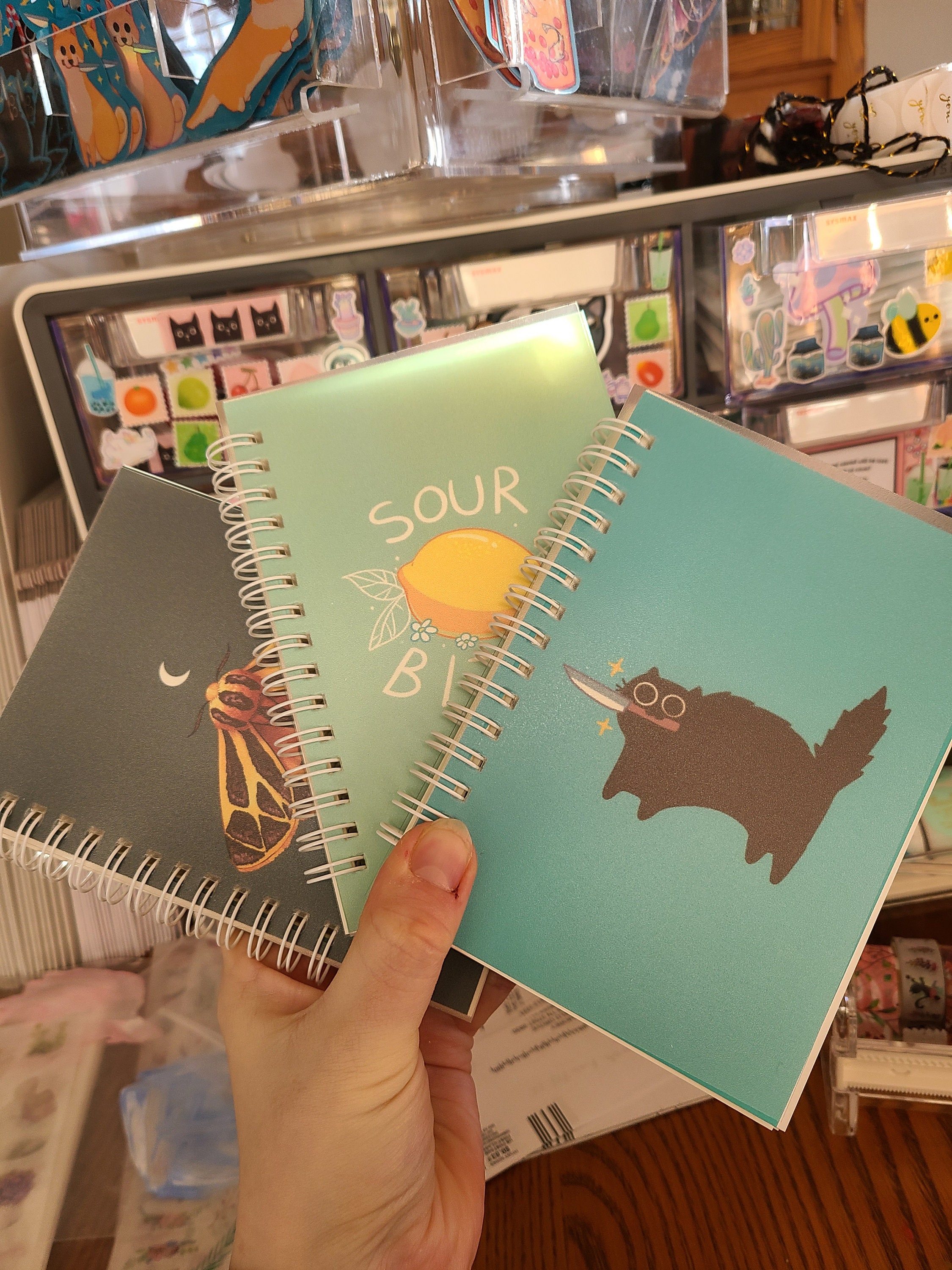 Recipe Book with Cute Cat Spiral Notebook for Sale by AfricanDreams