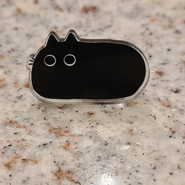 Pin de acrílico de gato / Pines / Pin de acrílico