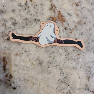 Ghost Babe Magnet / Fridge Magnet / Halloween Decor / Ghost Magnet / Ghost / Halloween / Cute Decor / Small Magnet / Funny Gift image 4