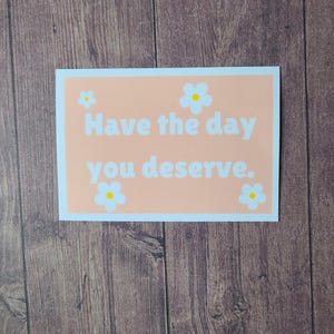 Motivational Sticker / Funny Sticker / Vinyl Sticker / Pink sticker / Flower Sticker / Girly sticker / wate bottle sticker