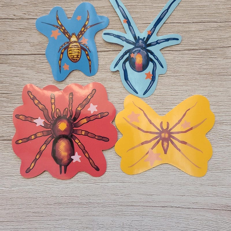 Spider Rigging Sticker Spider Stickers - Etsy