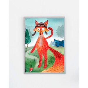 Juego de tres carteles impresos con animales de cuentos de hadas, para habitación infantil, guardería, habitación infantil de cuentos de hadas, NUESTROS ANIMALES DE CUENTOS DE HADAS, A4 o A3