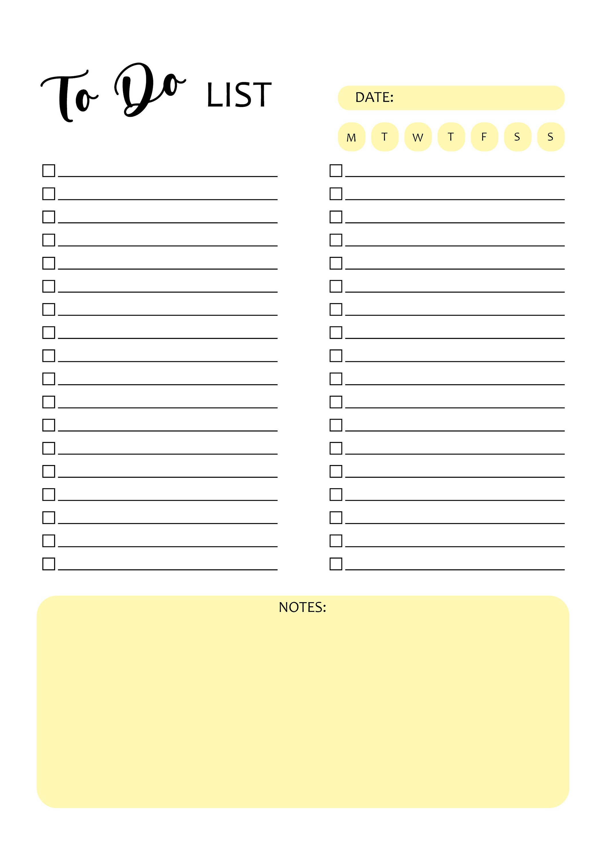 on my to do list on my to do list