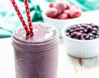 Healthy fruit metabolizing mixed berry smoothie recipe
