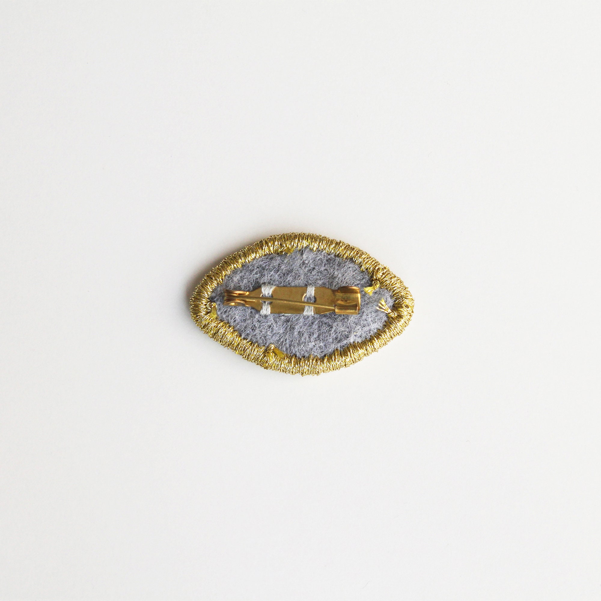 Evil Eye Pin, Hand Embroidered Brooch, Evil Eye Embroidery, Hand ...