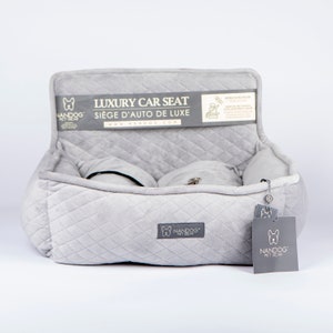 NANDOG Dog & Cat Car Seat SMALL (Light Grey)
