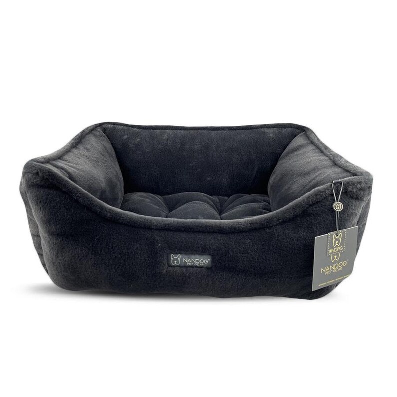 NANDOG Reversible Bed charcoal Grey Etsy