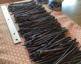 12 oz (approx. 100++ sticks!!) dried Organic Apple Tree chew sticks | Orchard Grown