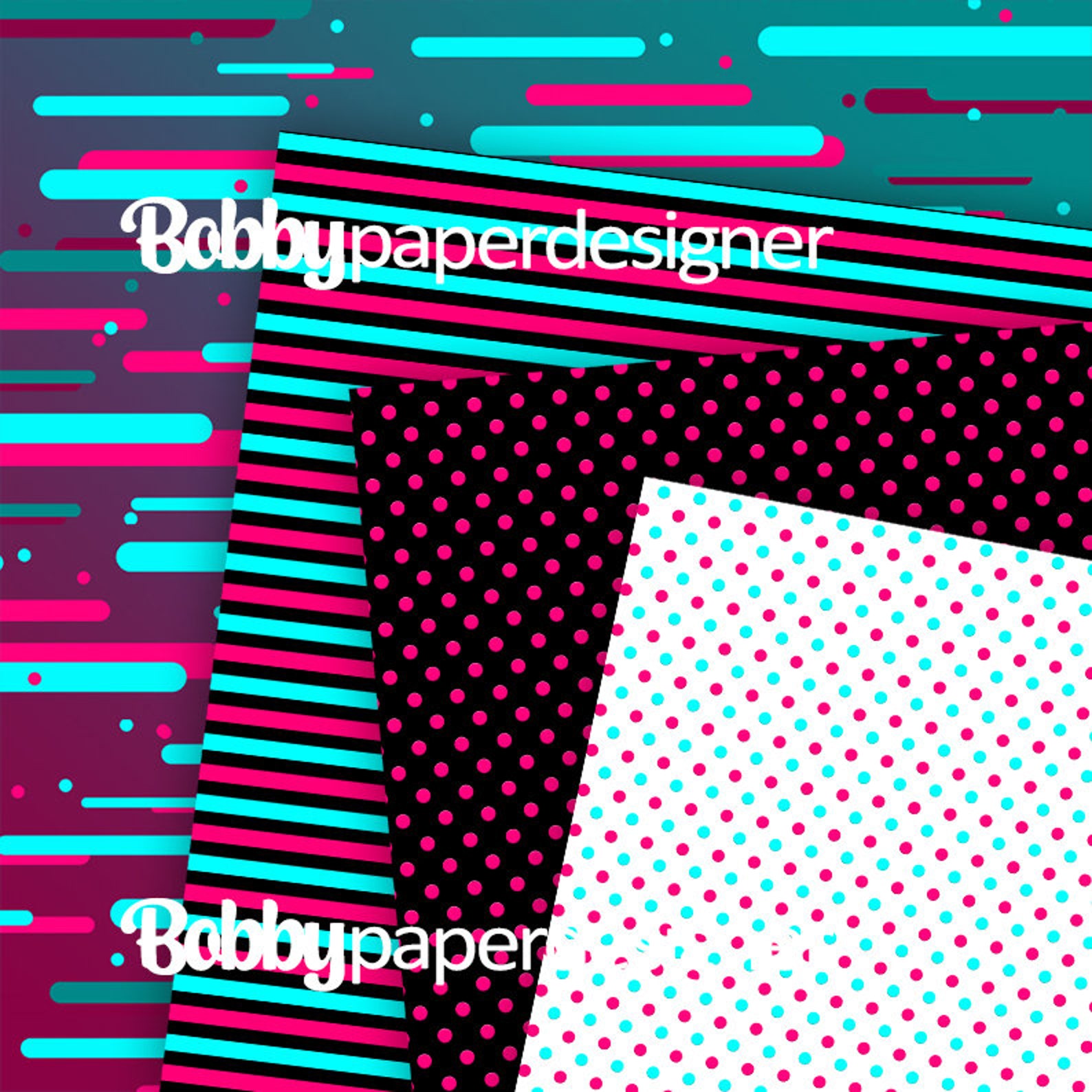 TikTok digital paper TikTok paper TikTok digital papers 29 Etsy