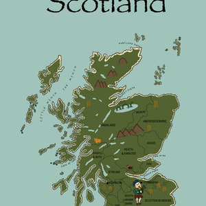 Schottland/Karte