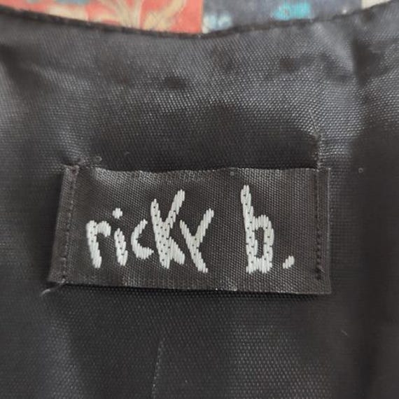 Vintage Ricky b. Love letter print vest size XL View 2
